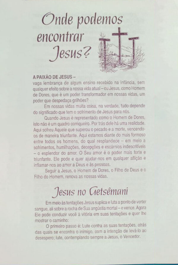 Onde podemos encontrar Jesus?