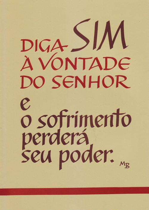 RP3 - Diga SIM à vontade do Senhor...